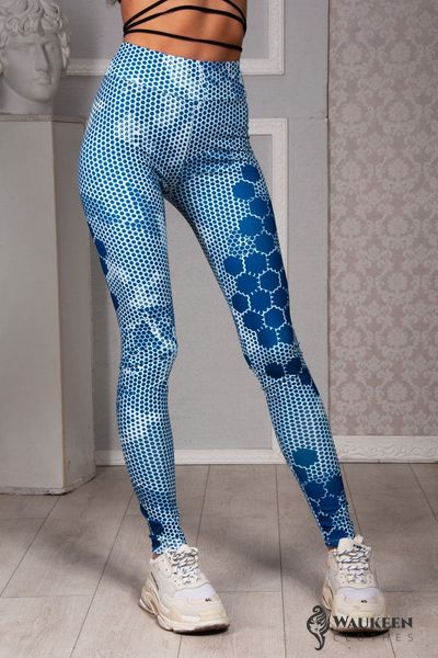 Жіночі лосини синього кольору р.XL 314923 314923 фото