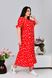Жіноча сукня міді колір червоний 433019 433019 фото 3