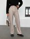 Жіночі штани з еко-шкіри колір кавовий р.42 443401 443401 фото 6