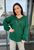 Жіночий светр колір смарагдовий р.48/58 454038 454038 фото