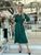 Жіноча сукня вільного крою колір зелений р.42/44 452308 452308 фото
