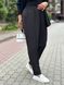Жіночі класичні штани колір чорний р.50/52 453817 453817 фото 2