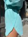 Жіночий костюм трійка із шортами мятного кольору р.44/46 378305 378305 фото 6
