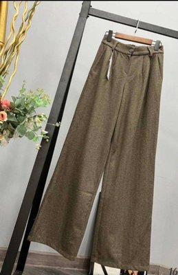 Жіночі штани палаццо колір мокко р.50 448962 448962 фото
