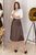 Женская юбка расклешенная из экокожи шоколадного цвета р.42/44 374413 374413 фото