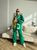 Женский вязанный костюм цвет зеленый р.42/48 446525 446525 фото