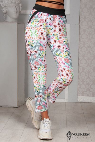 Жіночі брюки укорочені кольорові р.М 314864 314864 фото