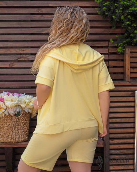 Женский костюм тройка цвет пастельно-желтый 434300 434300 фото