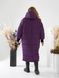 Жіноча тепла зимова куртка фіолетового кольору р.50/52 443884 377577 фото 4
