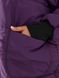 Жіноча тепла зимова куртка фіолетового кольору р.50/52 443884 377577 фото 5
