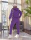 Жіночий прогулянковий костюм колір фіолетовий р.48/50 449292 449292 фото 2