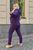 Теплый женский костюм на флисе цвет фиолет р.50/52 442279 442279 фото