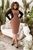 Жіноча сукня колір капучино з чорним р.48/50 376353 376353 фото