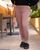 Жіночі лосини у рубчик колір мокко р.46/48 443086 443086 фото