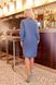 Жіноча сукня вільного крою з креп костюми блакитна р.48/50 357111 357111 фото 3