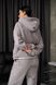 Жіночий теплий костюм із флісу колір бетон р.S 448974 448974 фото 4