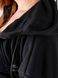 Жіночий костюм двійка із тринитки колір чорний р.48/50 446615 446615 фото 3