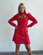 Жіноча сукня із софту колір червоний р.46/48 452355 452355 фото 5