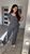 Жіночий костюм двійка колір сірий р.50/52 433246 433246 фото