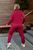 Жіночий теплий костюм бордового кольору р.48/50 379963 380669 фото