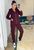 Жіночий теплий спортивний костюм колір бордовий р.50/52 445157 445157 фото
