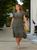 Жіноча сукня вільного крою колір хакі р.50/52 437155 437155 фото