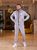 Мужской спортивный костюм цвет светло-серый меланж р.48 450344 450344 фото