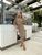 Жіночий костюм сукня та кофта з ангори колір бежевий р.42/44 446304 449045 фото