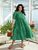 Жіноча сукня вільного крою колір зелений р.48/50 431420 431420 фото