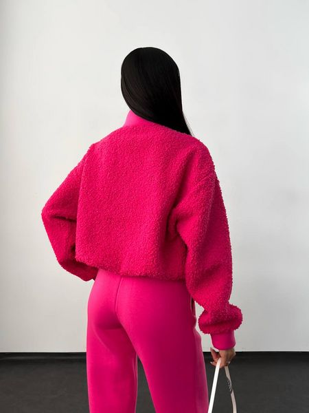 Жіночий теплий спортивний костюм колір малиновий р.46/48 445994 445994 фото