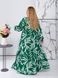 Жіноча сукня вільного крою колір зелений р.50/52 452265 452265 фото 4