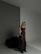Жіноча максі сукня із софту колір чорний р.42/44 453158 453158 фото 7