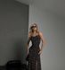 Жіноча максі сукня із софту колір чорний р.42/44 453158 453158 фото 3
