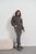 Жіночий теплий костюм із флісу колір графіт р.L 449054 449054 фото
