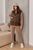 Жіночий костюм трійка з жилеткою колір мокко р.42/44 454209 454209 фото