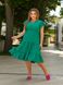 Жіноча сукня вільного крою колір зелений р.50/52 437153 437153 фото 1