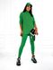 Жіночий костюм лосини та кофта колір зелений р.42/44 449991 449991 фото 1