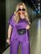 Жіночий костюм із шовку Армані колір фіолетовий р.48/52 454076 454076 фото 2
