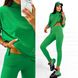 Жіночий костюм лосини та кофта колір зелений р.42/44 449991 449991 фото 8
