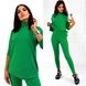 Жіночий костюм лосини та кофта колір зелений р.42/44 449991 449991 фото 2
