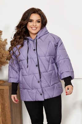Женская куртка цвет фиолетовый р.52/54 435480 435480 фото