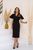 Жіноча сукня міді чорного кольору р.М 384825 384825 фото
