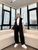 Жіночий костюм брюки та піджак-жилет колір чорний р.48/50 450154 452412 фото