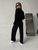 Жіночий прогулянковий костюм двійка колір чорний р.42/46 432607 432607 фото