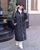 Жіноче пальто з плащової тканини колір чорний р.46/48 447771 447771 фото