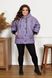 Жіноча куртка колір фіолетовий р.52/54 435480 435480 фото 2