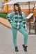 Жіночий костюм двійка із флісу колір оливка р.46/48 444816 444816 фото 2