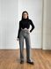 Жіночі штани з еко-шкіри колір сірий р.42 445244 445244 фото 5