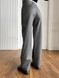 Женские брюки из эко-кожи цвет серый р.42 445244 445244 фото 7