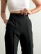 Жіночі брюки чорного кольору р.40 377025 377025 фото 4